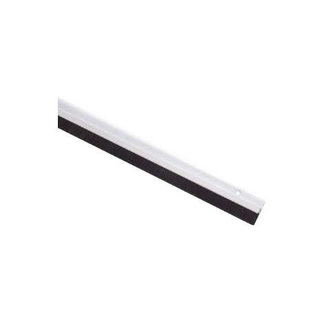 Duval – Plinthe avec brosse 3 m – Pour sols durs – Fixation facile – Couleur blanche – Lot de 1