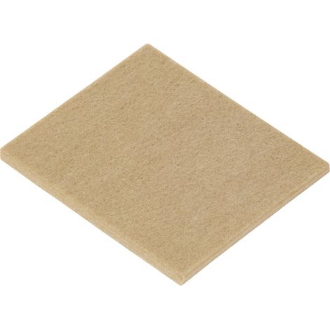 Suki Parkettgleiter BIGDUO, selbstklebend, 95 x 80 x 5 mm, beige K1