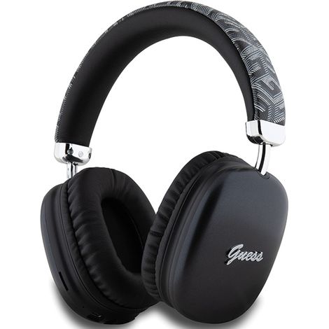 Guess Bluetooth-Kopfhörer GUBHK1GCTCSK Schwarz/Schwarz Gcube Metallic Script Logo (1/4)