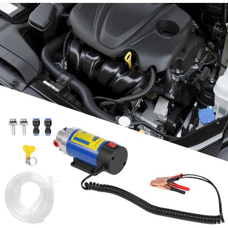 Pompe à huile portable 12 V pour engrenages Pompe à huile cylindrique Pompe de transfert d'huile moteur Pompe à carburant 1-4 L/min 100 W (1/5)