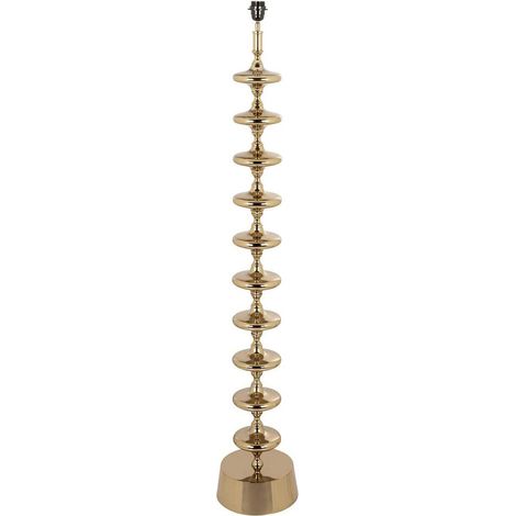 Lampe sur pied élégante finition or - Doré brillant (1/2)