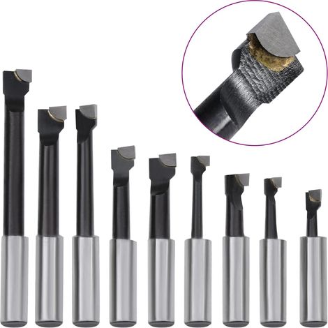 Jeu d'outils d'alésage 15 pcs 50 mm Tête d'alésage MT2-F1-12