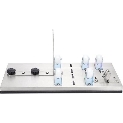 Machine à découper les bouteilles rondes en verre, outil manuel industriel pour bricolage avec kit d'accessoires et 5 roues (1/5)
