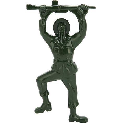 Décapsuleur vert forme soldat unique en alliage de zinc, outil d'ouverture de bière, ustensile de cuisine (1/5)