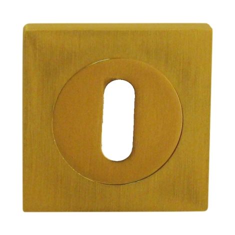 Ouvre&Déco – 2 rosaces de porte d'intérieur Clé L pour chambre Zamak poli SYDNEY