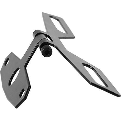 Universel Support de Plaque d'Immatriculation Pliable en Métal Accessoire Moto (1/4)