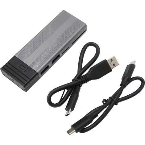 Boîtier SSD USB-C 10Gbps Dissipation Thermique Efficace M.2 NVME pour Tablettes Ordinateurs Consoles PS5 (1/5)