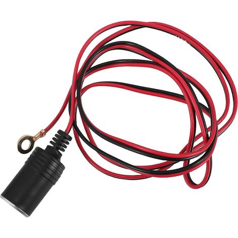 Adaptateur allume-cigare pour voiture, compatible avec les voitures, prise allume-cigare femelle, 2 câbles. (1/5)