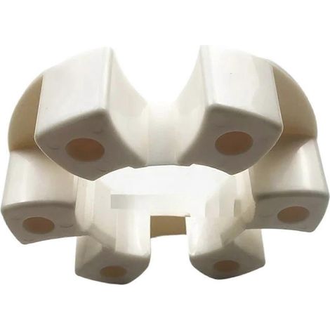 Raccord de bloc en aluminium 30H pour pompe hydraulique, compatible avec les pelles hydrauliques DH DX 50 55 607. Connexion sécurisée. (1/5)