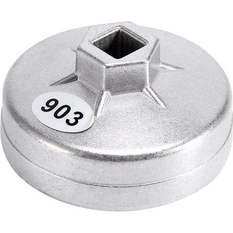 Ölfilterschlüssel – 74 mm, 14 Zähne – Aluminiumlegierung – Für den Motorfilterwechsel – 1 Stück (1/5)
