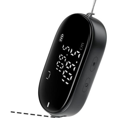 Mètre ruban numérique, outil de mesure roulant intelligent et rechargeable de 99,9 m pour formes irrégulières complexes, corps et diamètre avec grand écran LCD (1/4)