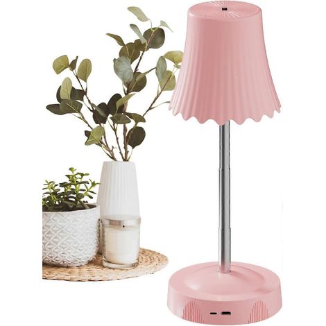 Lampe rechargeable sans fil RGB veilleuse intelligente, hauteur réglable, lampe de table pour restaurant, chambre, salle de bain, salon, cuisine (1/5)