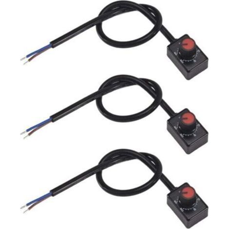 Gradateur LED PWM Passif Bouton DC 0-10V pour Variateur d'Intensité Lumineuse 3 Pièces (1/4)