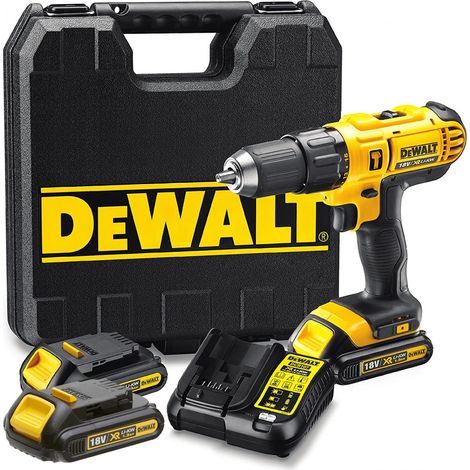 Atornillador percutor profesional DeWalt 18V (3 baterias) -