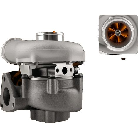 Turbocompresor para Hyundai Santa Fe, construcción de alta calidad, 150 hp, 110 kW, longitud 27 cm, ancho 24,6 cm, altura 22,8 cm. (1/5)