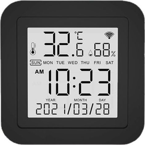 Thermomètre Hygromètre Numérique WiFi Intelligent avec Télécommande IR, Contrôle de Température et Humidité pour Climatiseur et Appareils Électroménagers (1/5)