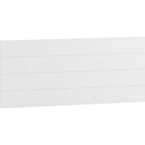 Tête de lit en bois coloris blanc - longueur 110 x hauteur 45 cm -PEGANE- (1/2)