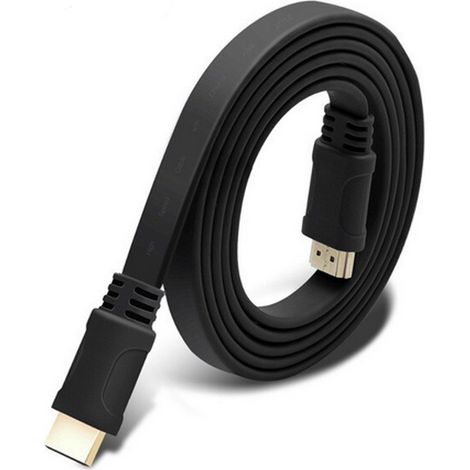 Cavo HDMI 5 Metri Filo HDTV Piatto Maschio Maschio FUll HD 3D 1.4V LD-00730 (1/5)
