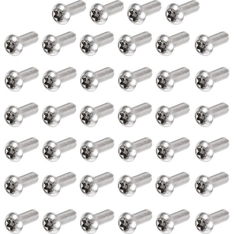 40Pcs M6x16mm Torx Sécurité Machine Vis 304 Acier Inoxydable (1/5)