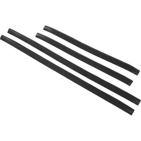 Lot de 4 joints de pare-brise extérieurs pour Jeep Grand Cherokee 1999-2004, essuie-gouttes de porte, remplacement 55135891AF (1/5)