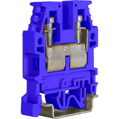 Morsetto passante standard 6mmq Blu CBX34
