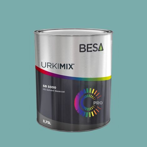 Pot de peinture Polyuréthane / bi composant Turquoise Pastel RAL 6034 Brillant - 1,5 kg
