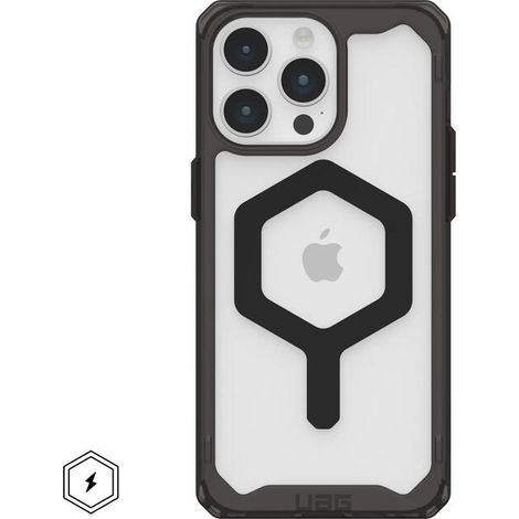 Funda movil back cover uag plyo transparente magsafe hielo/oro iphone 15 pro max (1/4)