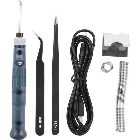 Kit de fer à souder USB portable pour réparation électrique extérieure (1/5)