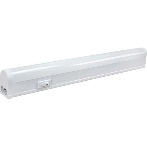 Réglette LED Blanc 18W, 1600 lumens, 4000K, interrupteur on/off, bornier de connexion intégré, garantie 5 ans - Tibelec (1/4)
