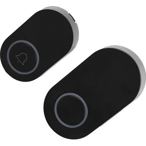 Sonnette sans fil autonome, sans piles, longue portée, 60 sonneries, étanche, prise US 100-230 V (1/5)