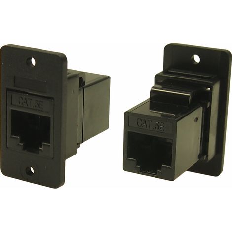 Connecteur RJ45 cat 5e RS PRO Femelle Montage panneau, ports ( Prix pour 1 )