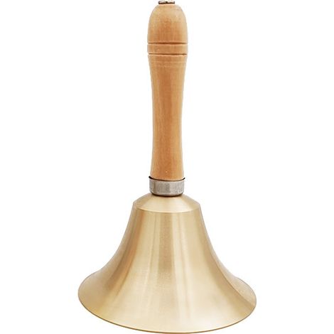 Clochette en Métal, Cloche a Main, Cloche avec Poignée, pour Cloche De Réception Cloche Dîner Métal Sonnette de Service pour Méditation Pet Feeding Prière Décoration (1/4)