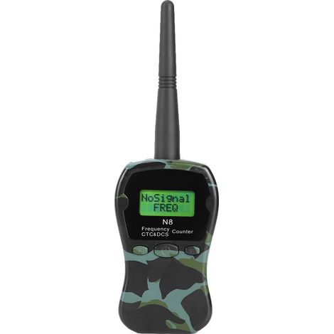 Compteur de fréquence radio portable N8 avec décodeur CTCCSS/DCS pour talkie-walkie, voiture et marine, couleur camouflage (1/5)