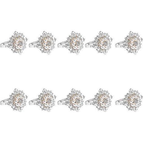 Set mit 10 Serviettenringen für Hochzeiten (1/3)