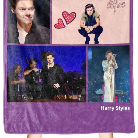 BL601I Couverture standard personnalisée avec célébrité - Harry Styles 140200cm (1/5)