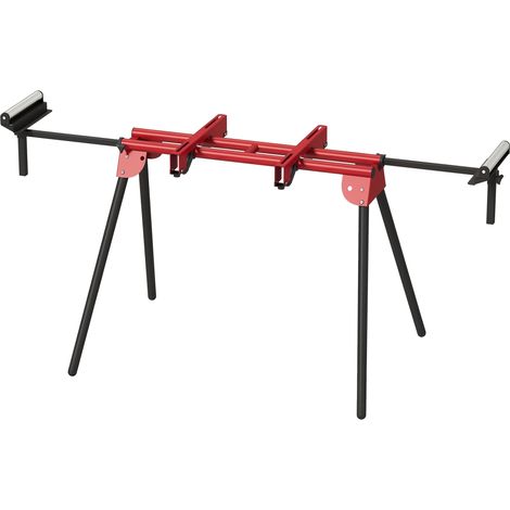 Support scie à onglet universel roulettes extensibles bras support pieds pliables portable (1/4)