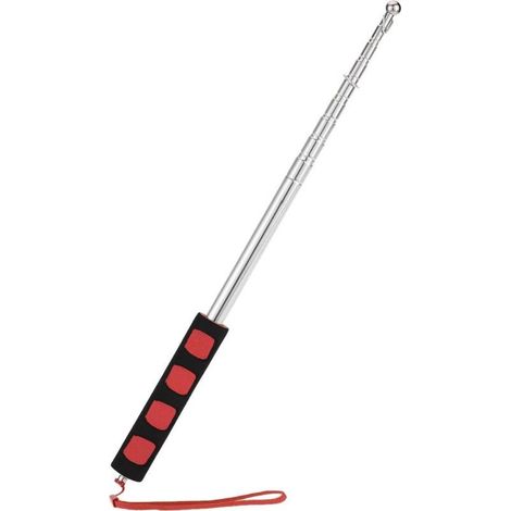 Télescopique en acier inoxydable pour pointeur de drapeau 2 Mètres Rouge-Fei Yu (1/5)