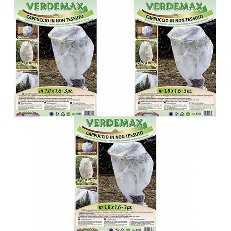 Offerta 9 Cappucci Rete di Protezione per le Piante 1x1,6m Verdemax