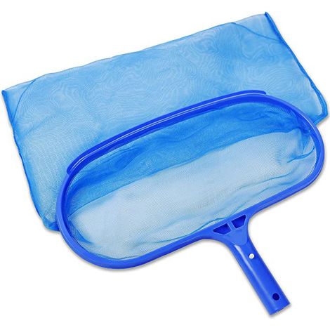 Épuisette de piscine, 11,5 cm, bleue, pour ramasser les feuilles, les insectes et les débris, à utiliser dans les bassins, les fontaines, les spas et les baignoires.-AquaForge (1/4)