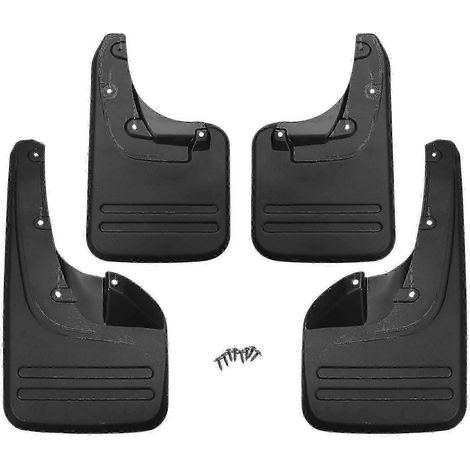 Bavettes garde-boue avant et arrière 4x pour Toyota Hilux Vigo (2005-2014) - Ailes en plastique, installation par boulonnage direct (1/5)