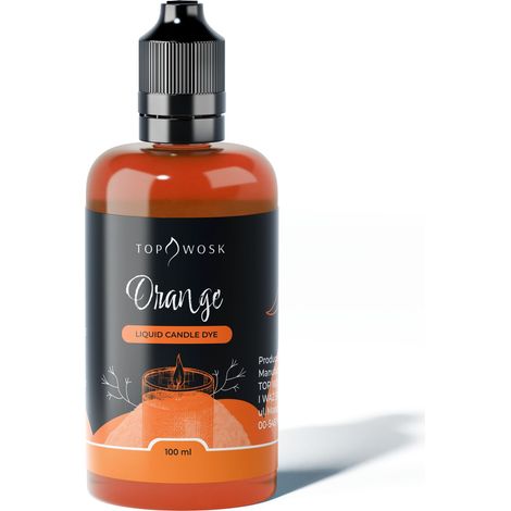 Colorant liquide orange pour bougies 100 ml (1/5)