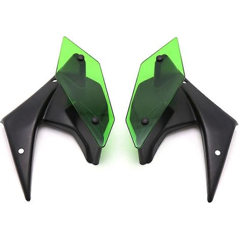 Motorrad-Seitenspoiler mit Downforce-Funktion für Z900, Grün & Schwarz
