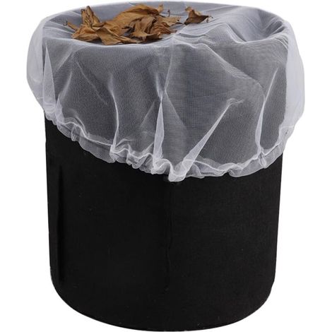 Set di 2 coperture a rete per barili per la raccolta dell'acqua piovana, attrezzi per la raccolta dell'acqua piovana, protezione per secchi da giardino per la raccolta dell'acqua, secchi per la raccol (1/4)