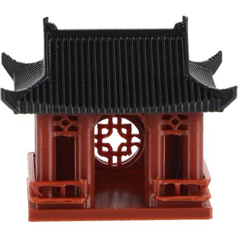 Statue De Temple Miniature Décoration De Jardin Féérique Accessoire Zen pour Aquarium Japonais Chinois Ornement Terrarium (1/5)