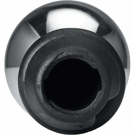 5-Gang-Schaltknauf aus Aluminium für 106, 206, 207, 207, 306, 307, 407, 408, 508, Silber + Schwarz (1/4)