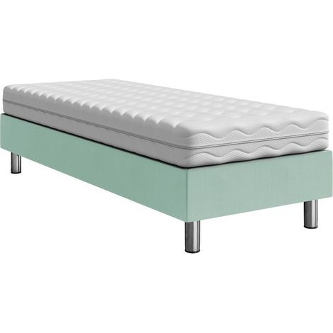 Lit boxspring Logan 101, Manila 11, Continental, Unique, 120x200, Tissu, Disponible, 120x200x47cm (1/5)
