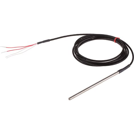 Capteur RTD PT100 RS PRO, Ø 4.5mm, L.125mm + 2m, +250°C max, Câble ( Prix pour 1 ) (1/2)