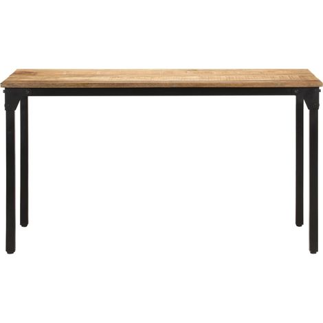 Maison Exclusive - Esstisch 140x70x76 cm Raues Mangoholz