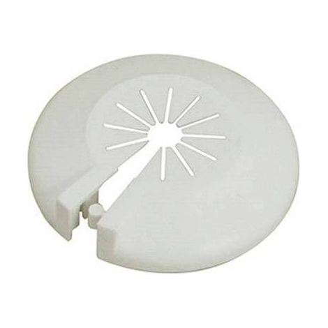 Florón embellecedor simple universal para válvula radador ø8 a 22mm
