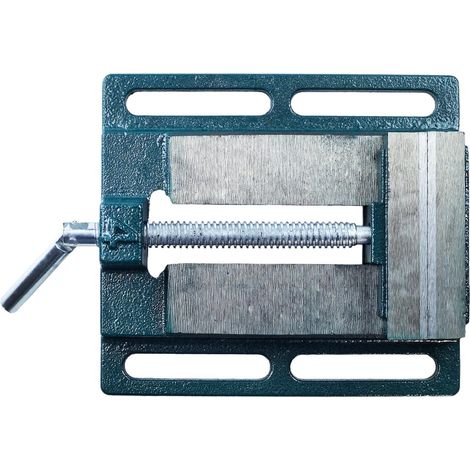 Plage de serrage de l'étau de la machine, étau de perceuse d'établi de 4 pouces, tour robuste de 110 mm, largeur de mâchoire de 2,2 kg, étau de perceuse à colonne pour mécanicien (1/5)